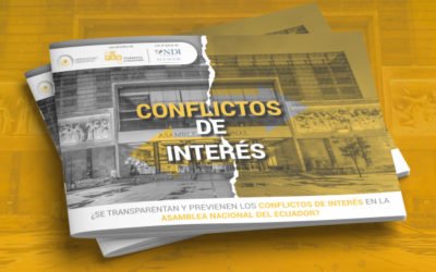 Informe de Conflictos de Interés en la Asamblea Nacional del Ecuador – Primera Edición